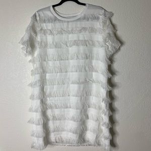 White Shift Dress